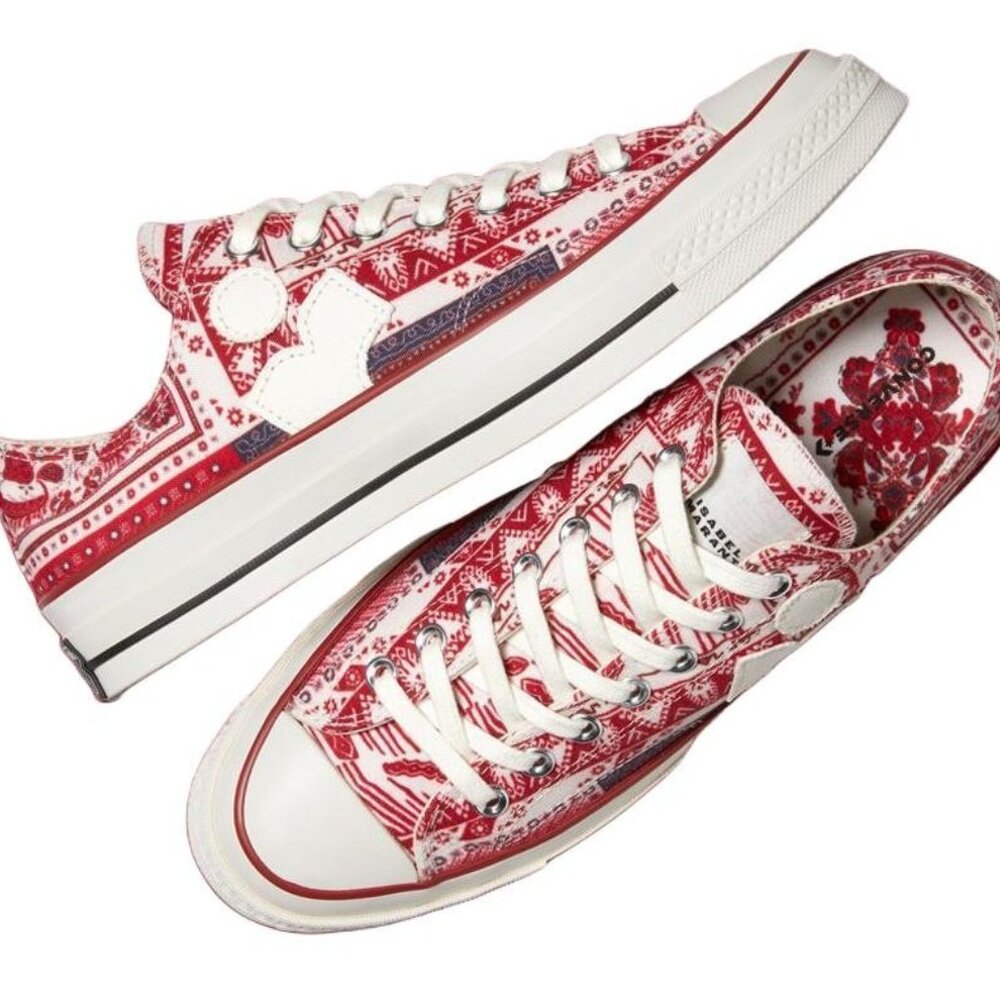 Converse Chuck 70 Low Isabel Marant Vanilla Ice Red